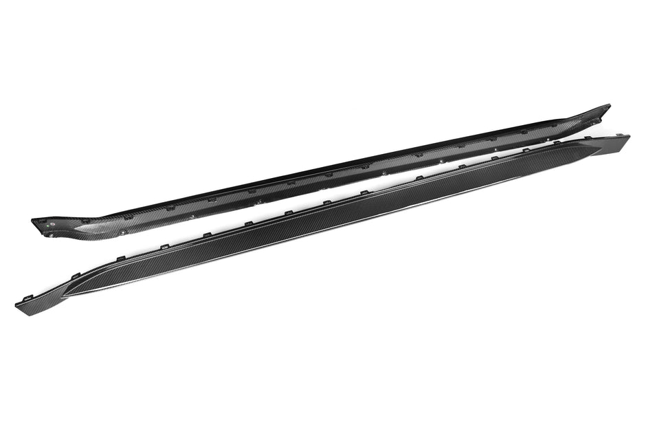 G8X OEM Dry Carbon Fiber Side Skirts