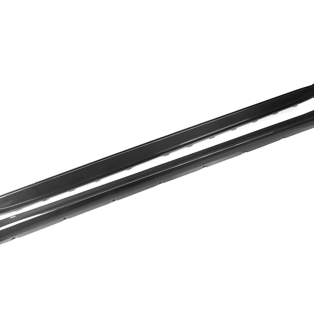 G8X OEM Dry Carbon Fiber Side Skirts