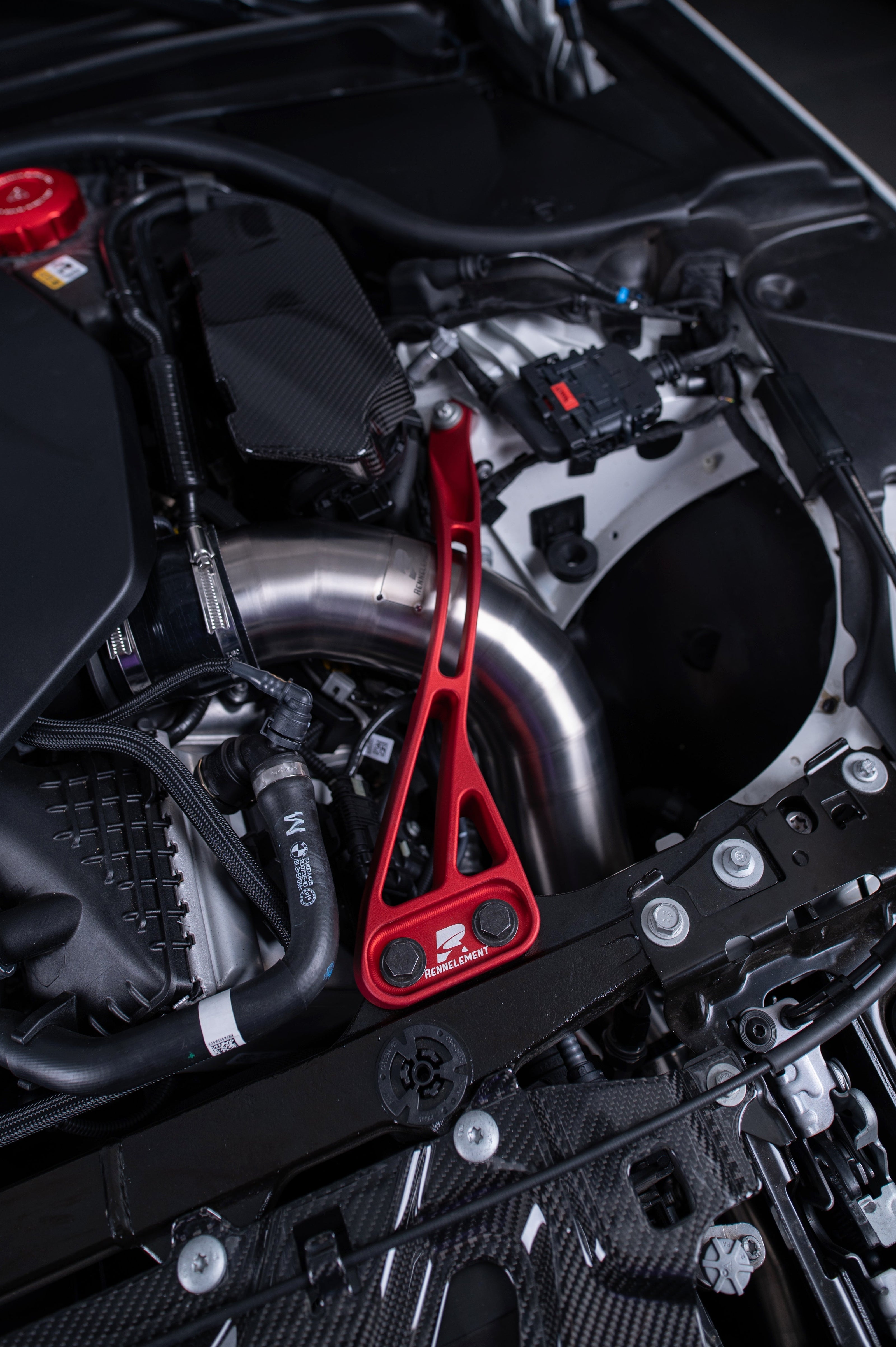 RENNELEMENT G90/G99 M5 BMW CNC Aluminum Strut Brace Set