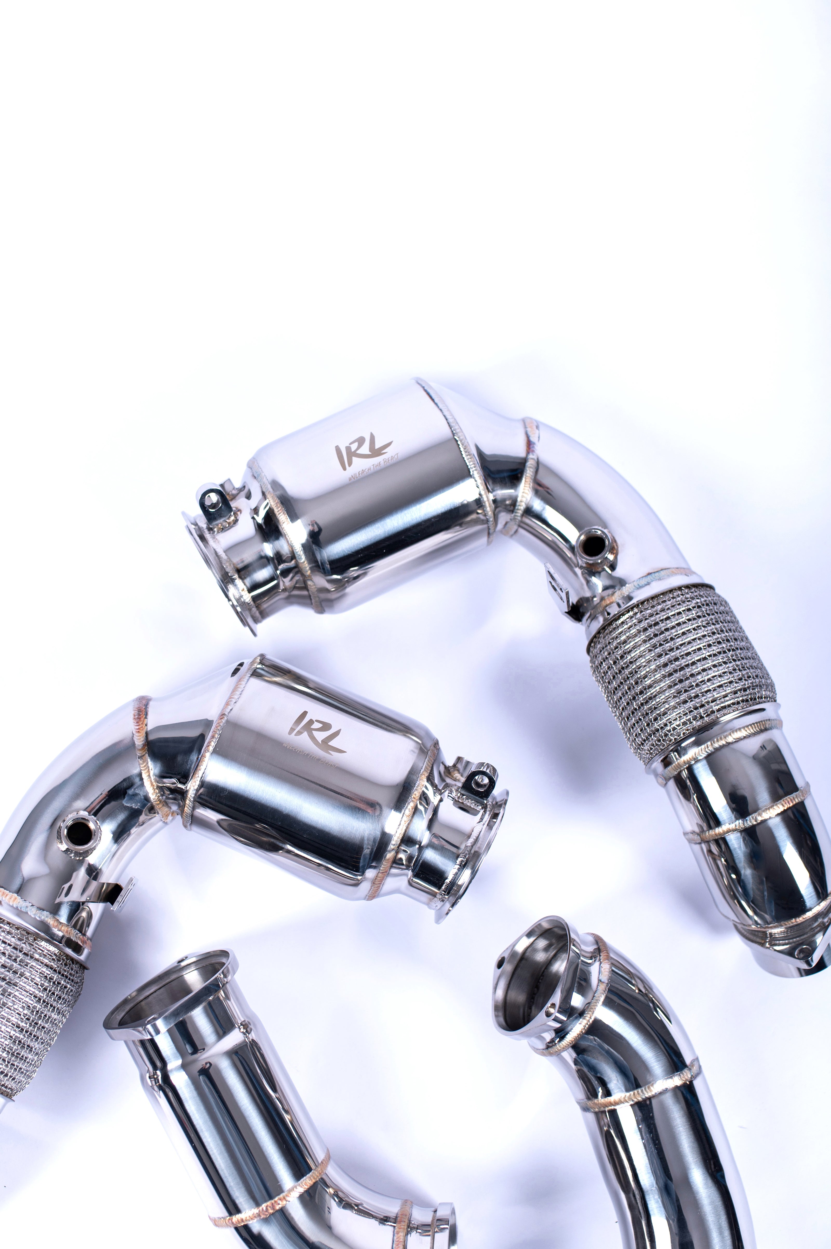IRL G90 G99 M5 400 CEL Downpipes