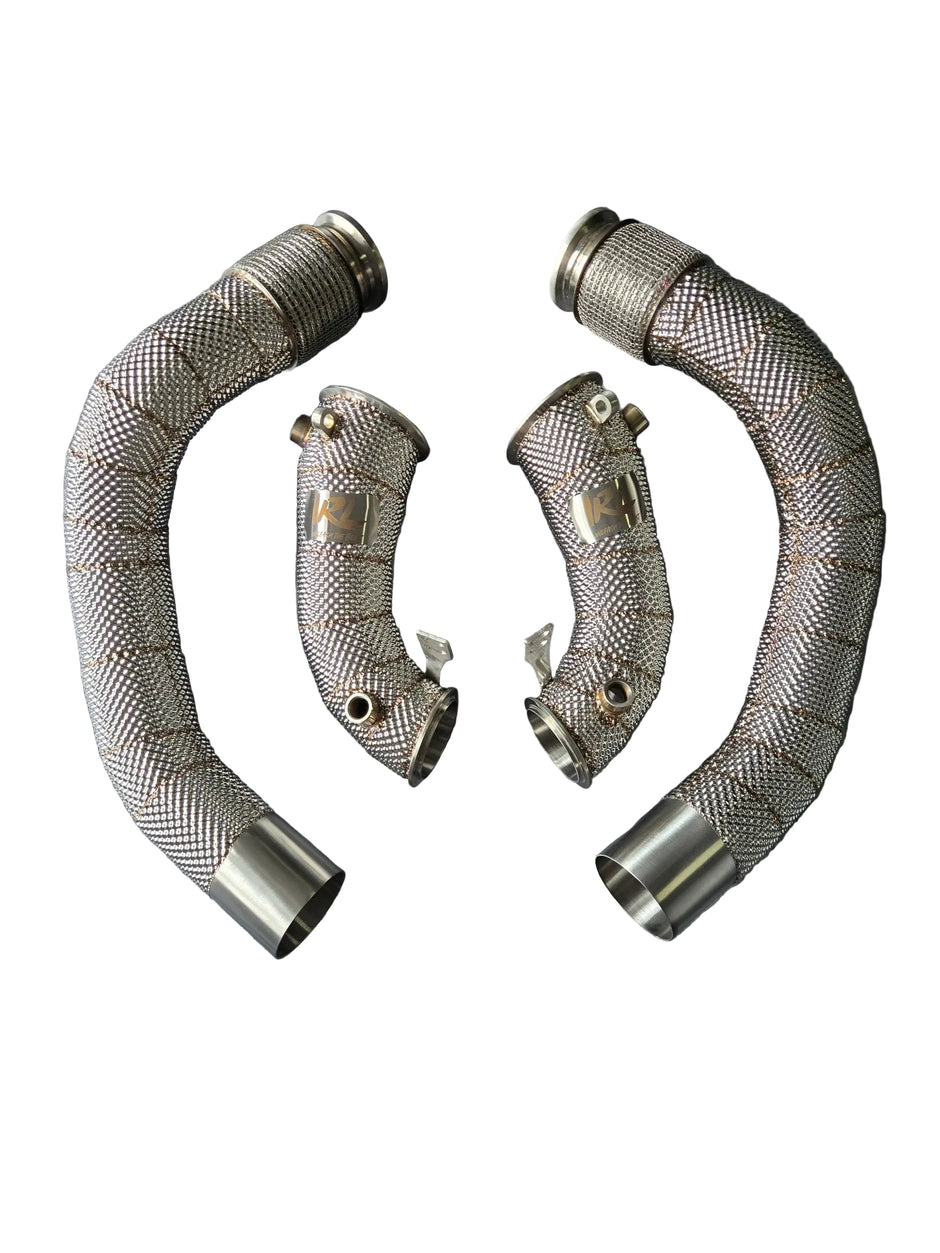 IRL F95 F96 X5M X6M S63 MaxFlow Race Downpipes