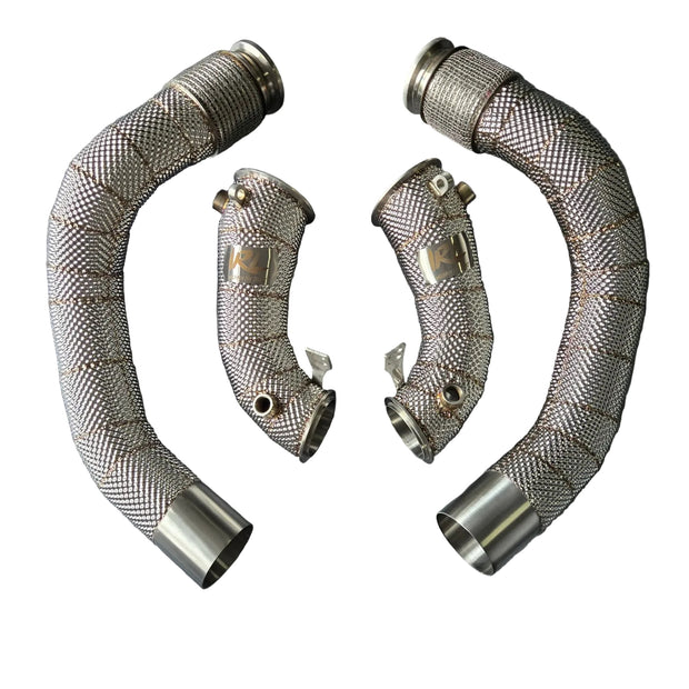 IRL F95 F96 X5M X6M S63 MaxFlow Race Downpipes