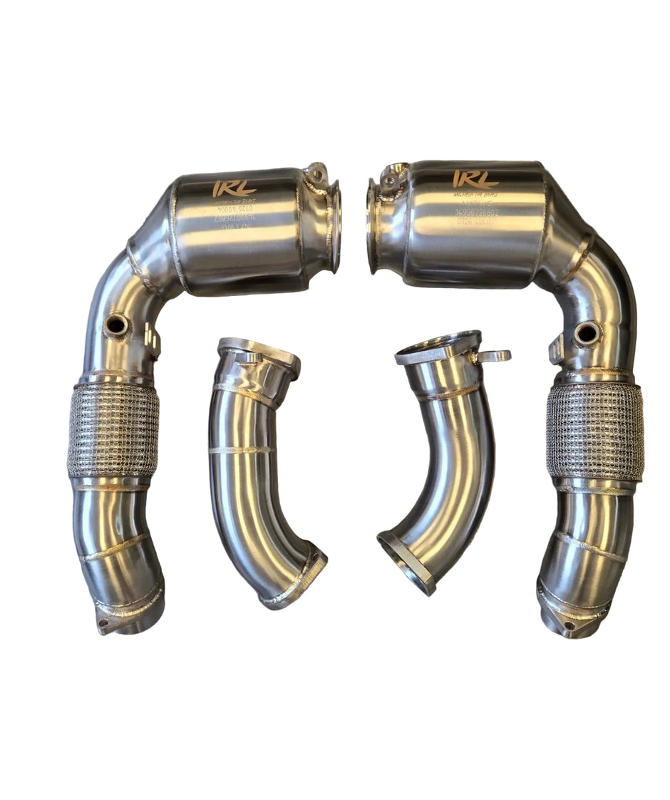 IRL F95 F96 LCI S68 EPA Compliant 400 CEL Downpipes