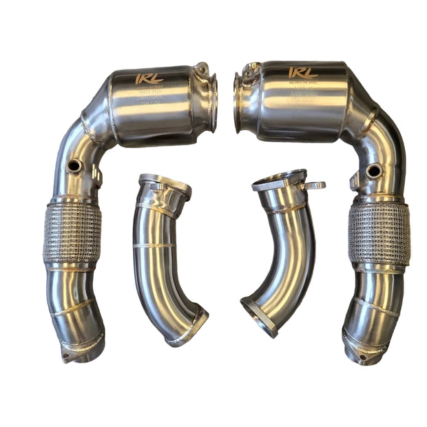 IRL F95 F96 LCI S68 EPA Compliant 400 CEL Downpipes