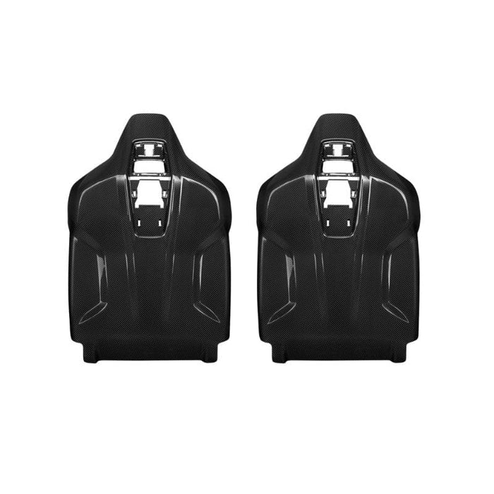 G90 / G99 M5 OEM Style Dry Carbon Fiber Seat Back Covers