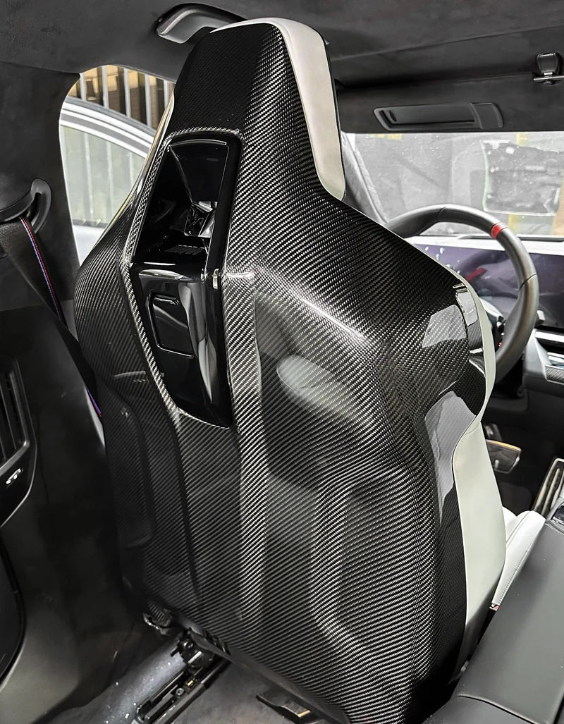 G90 / G99 M5 OEM Style Dry Carbon Fiber Seat Back Covers