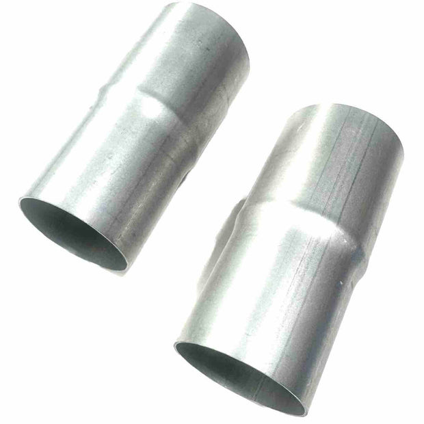 (2) 2 3/4" ID to 2 3/4" OD X 6" Length Stainless Coupler Exhaust Pipe Connector Adapter 304 Stainless Steel