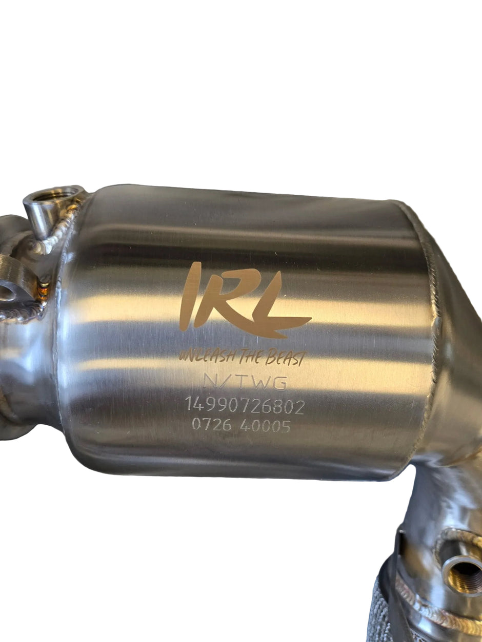 IRL F95 F96 LCI S68 EPA Compliant 400 CEL Downpipes