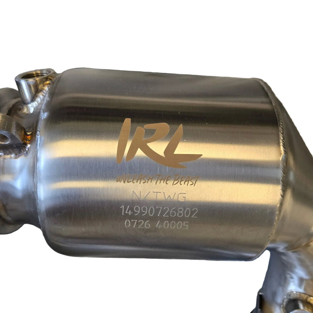 IRL F95 F96 LCI S68 EPA Compliant 400 CEL Downpipes