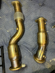 Apex resonated catless downpipes