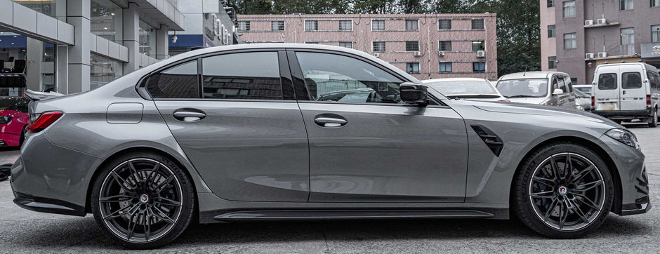 G8X OEM Dry Carbon Fiber Side Skirts