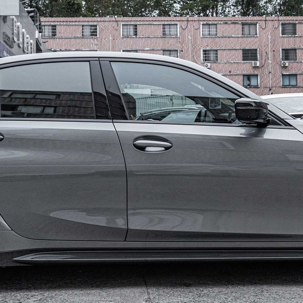 G8X OEM Dry Carbon Fiber Side Skirts