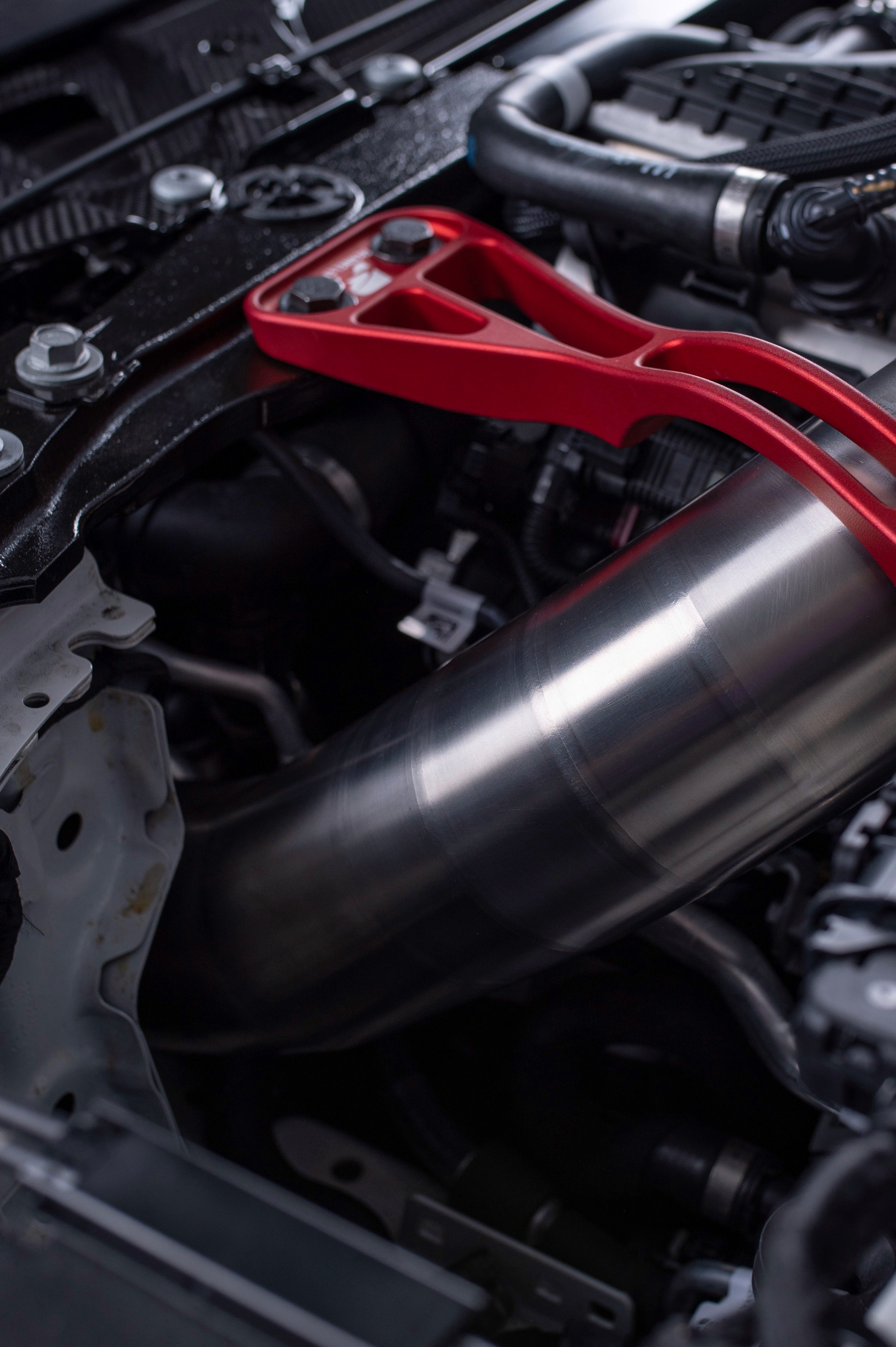 RENNELEMENT G90/G99 M5 BMW Titanium Front Mount Intake System