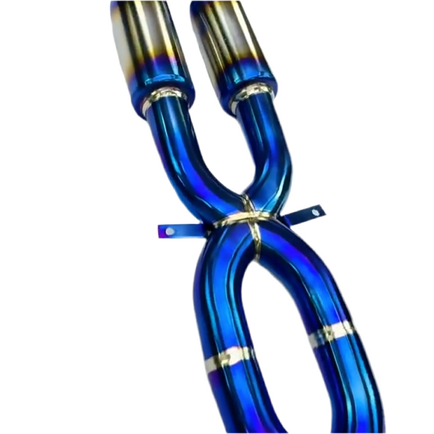 IRL Titanium Double X pipe