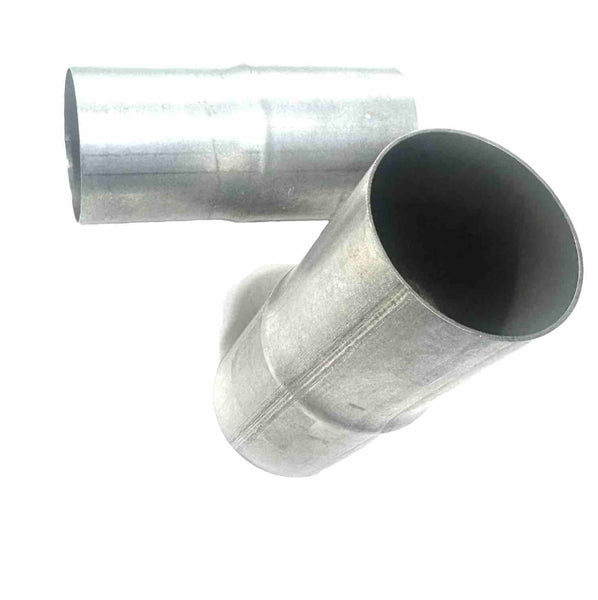 (2) 2 3/4" ID to 2 3/4" OD X 6" Length Stainless Coupler Exhaust Pipe Connector Adapter 304 Stainless Steel
