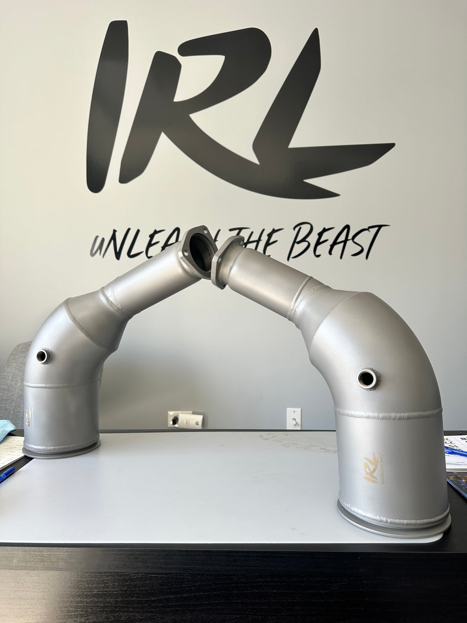 IRL Audi C8 RS7 Downpipes