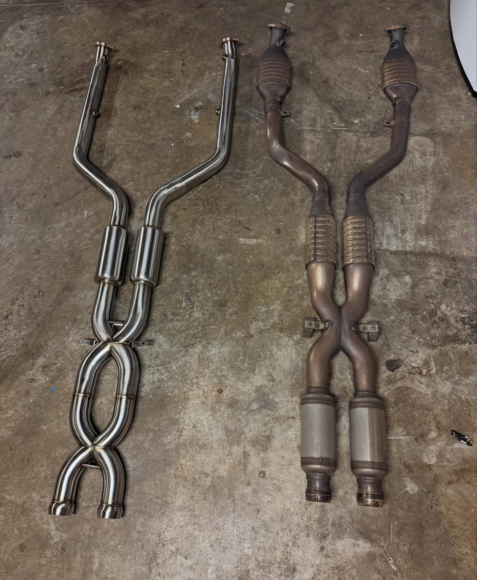 IRL E9x Double X Pipe