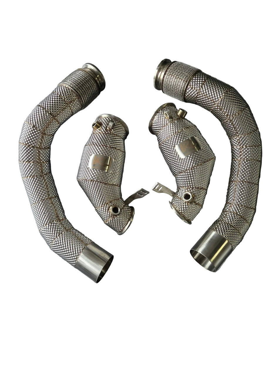 IRL F95 F96 X5M X6M S63 MaxFlow Catted  Downpipes