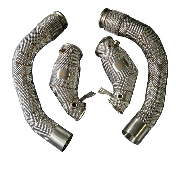 IRL F95 F96 X5M X6M S63 MaxFlow Catted  Downpipes