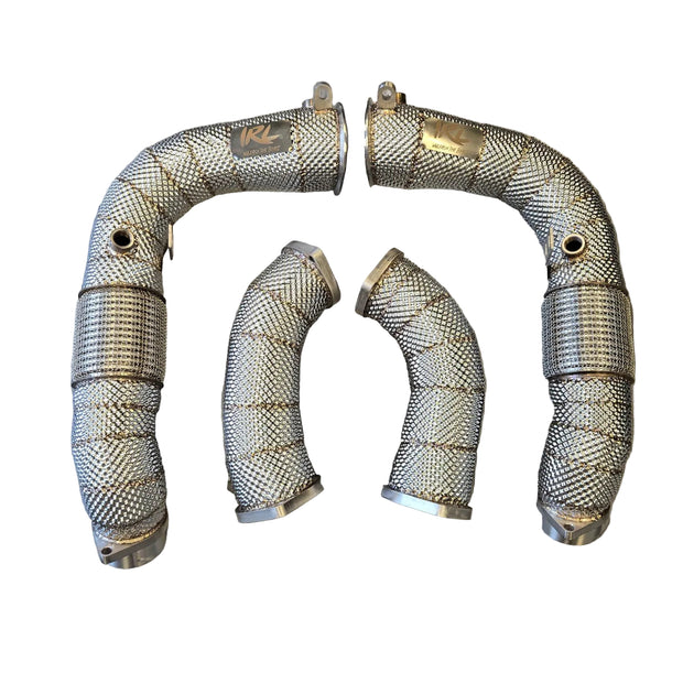 IRL F95 F96 X5M X6M S68 LCI MaxFlow Race Downpipes