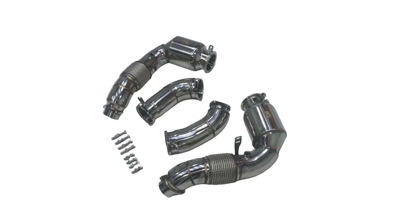 IRL G90 G99 M5 400 CEL Downpipes