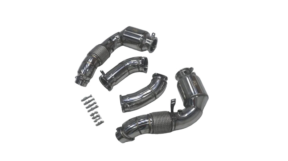 IRL G90 G99 M5 400 CEL Downpipes