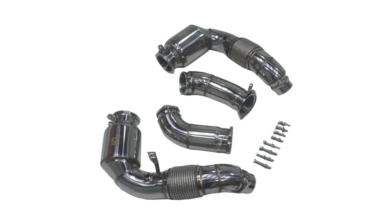 IRL G90 G99 M5 400 CEL Downpipes