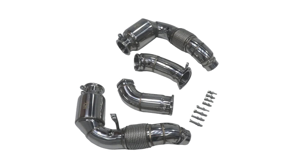 IRL G90 G99 M5 400 CEL Downpipes