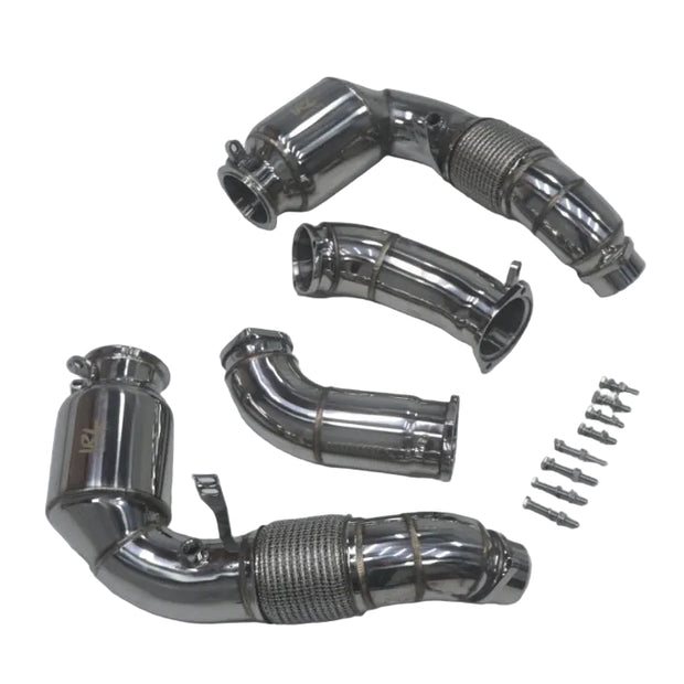 IRL G90 G99 M5 400 CEL Downpipes