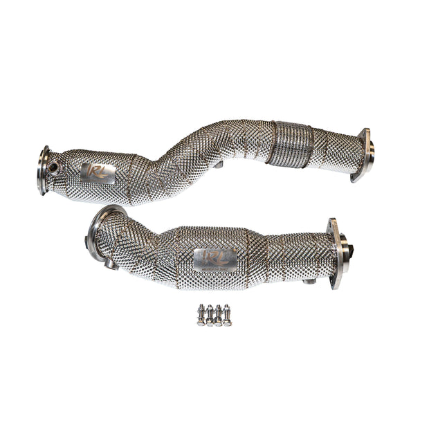 IRL G8X MaxFlow Resonated Race Downpipes