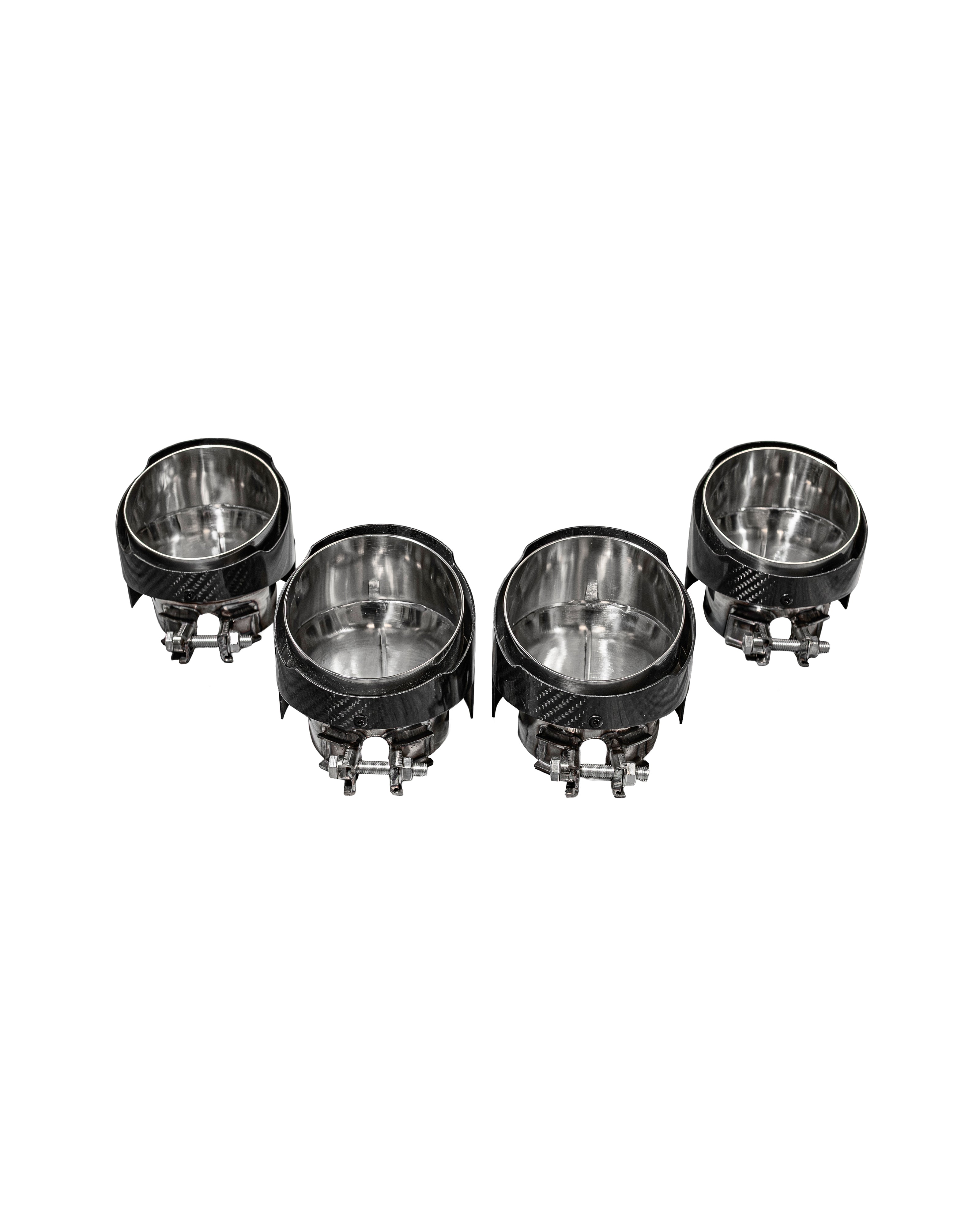 IRL G8X 4.5” M2 M3 M4 OEM Replacement Tips Slant Cut