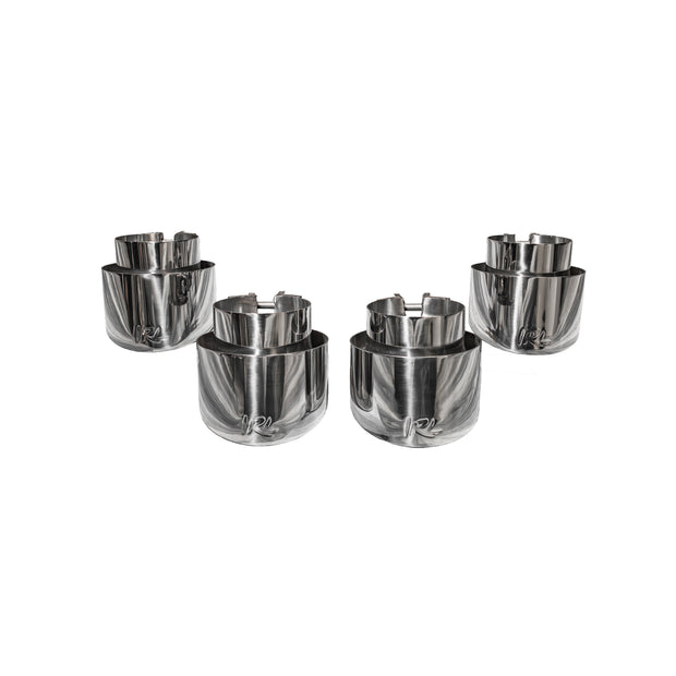 IRL G8X 4.5” M2 M3 M4 OEM Replacement Tips Slant Cut