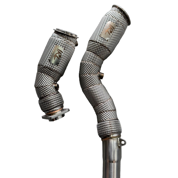 IRL F8X MaxFlow Resonated Downpipes