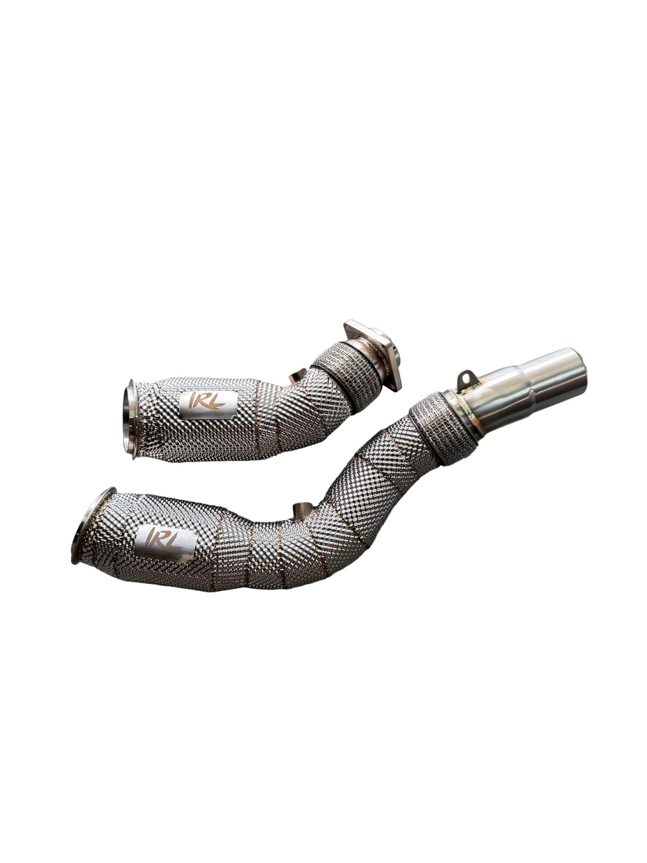 IRL F8X MaxFlow Resonated Downpipes