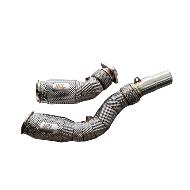 IRL F8X MaxFlow Resonated Downpipes