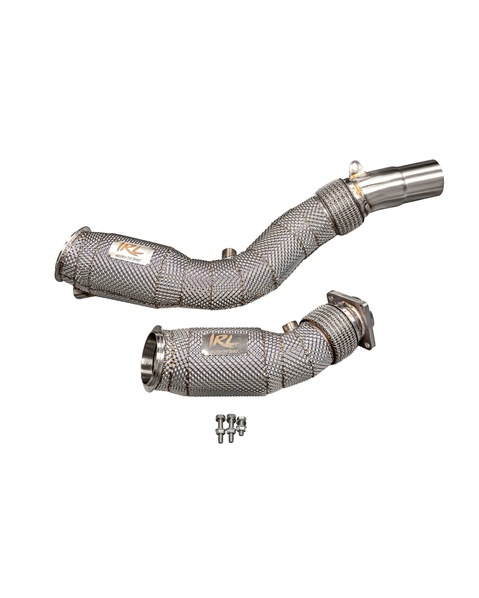 IRL F8X MaxFlow Resonated Downpipes