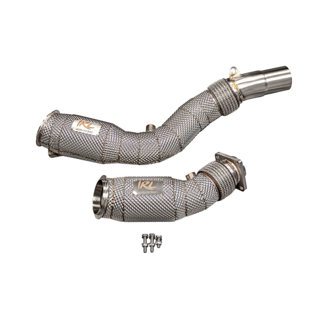 IRL F8X MaxFlow Resonated Downpipes