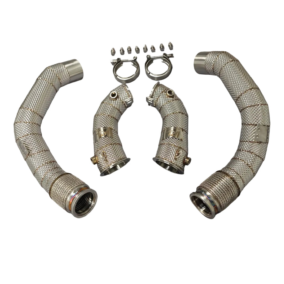 IRL F90 M5 M8 Maxflow Race Downpipes