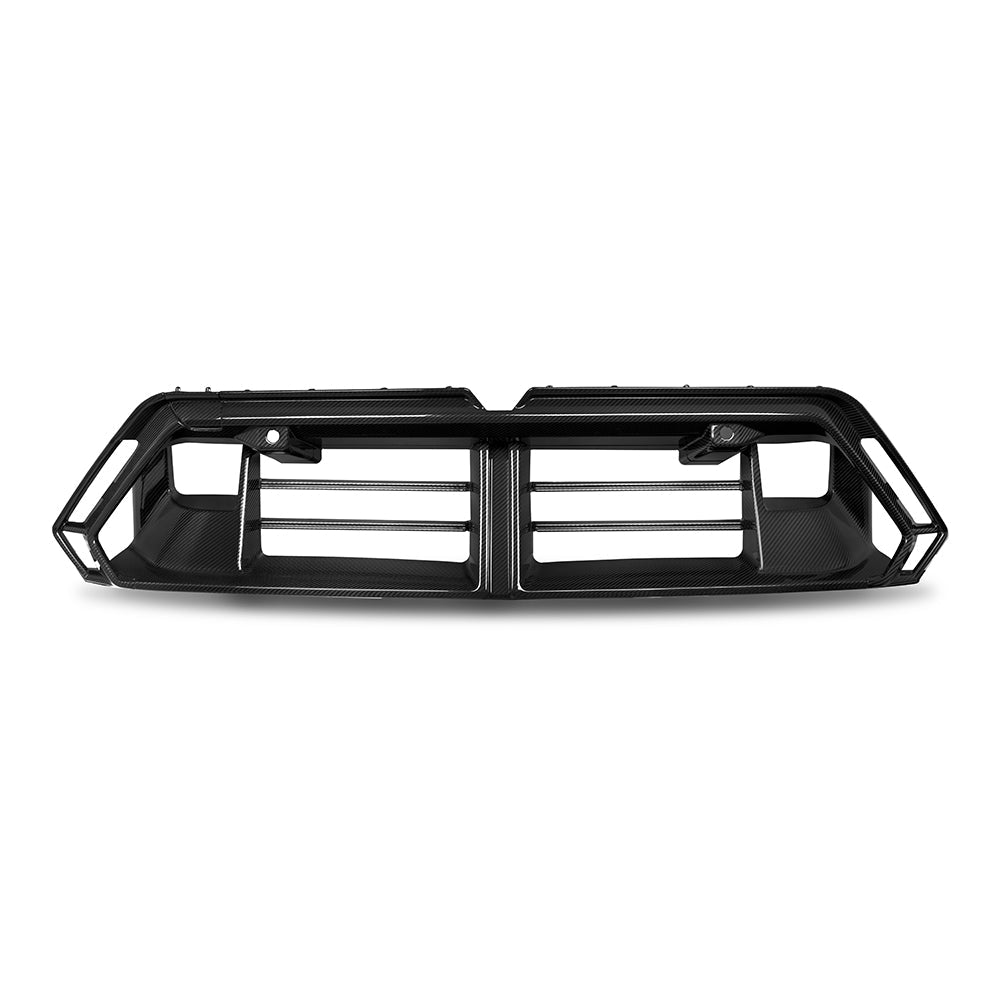 G90/G99 M5 SQ Style Carbon Fiber Front Bumper Center Trim