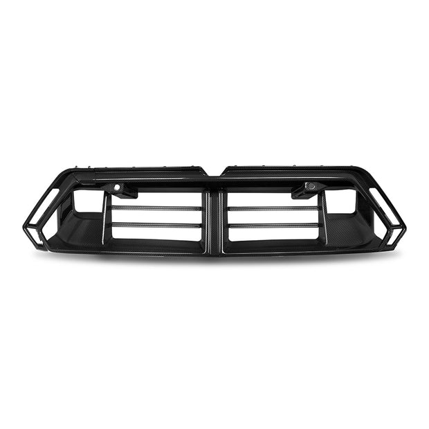 G90/G99 M5 SQ Style Carbon Fiber Front Bumper Center Trim