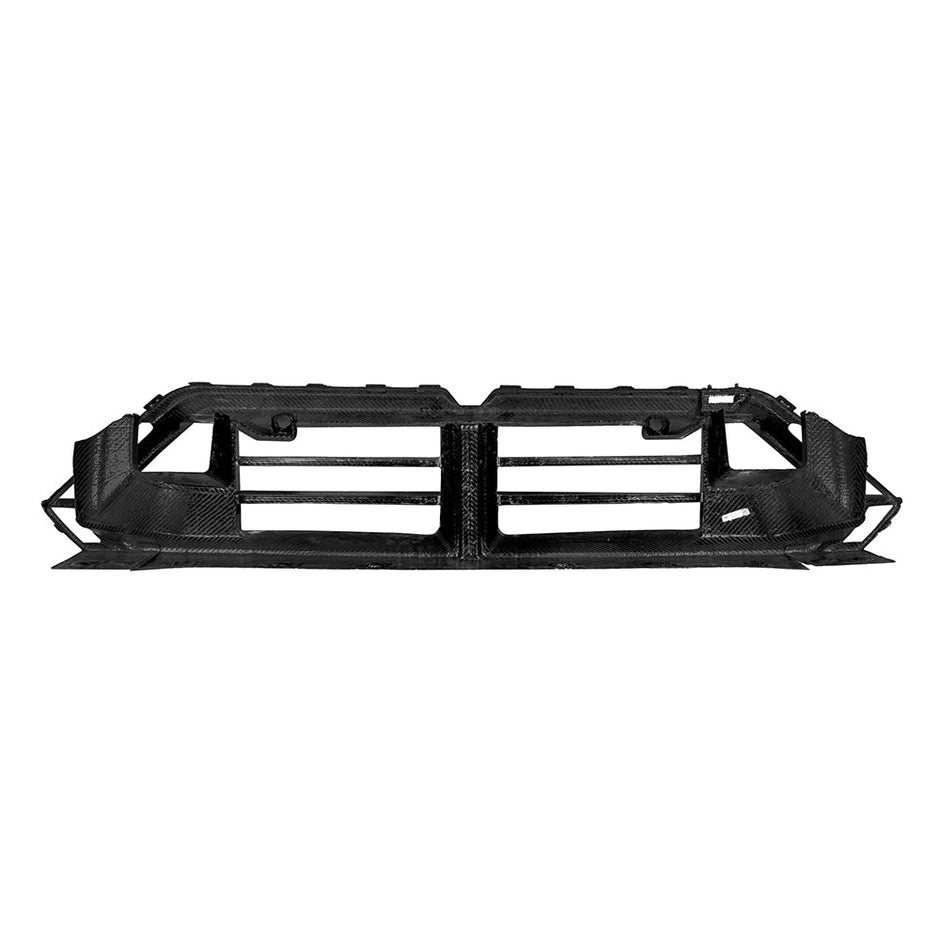 G90/G99 M5 SQ Style Carbon Fiber Front Bumper Center Trim