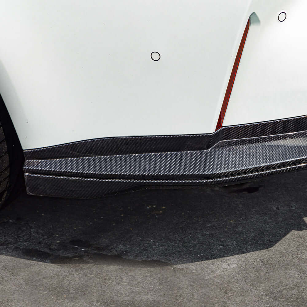 G8X SQ-B Style Dry Carbon Fiber Rear Diffuser Set WITH LED