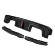 G8X SQ-B Style Dry Carbon Fiber Rear Diffuser Set WITH LED