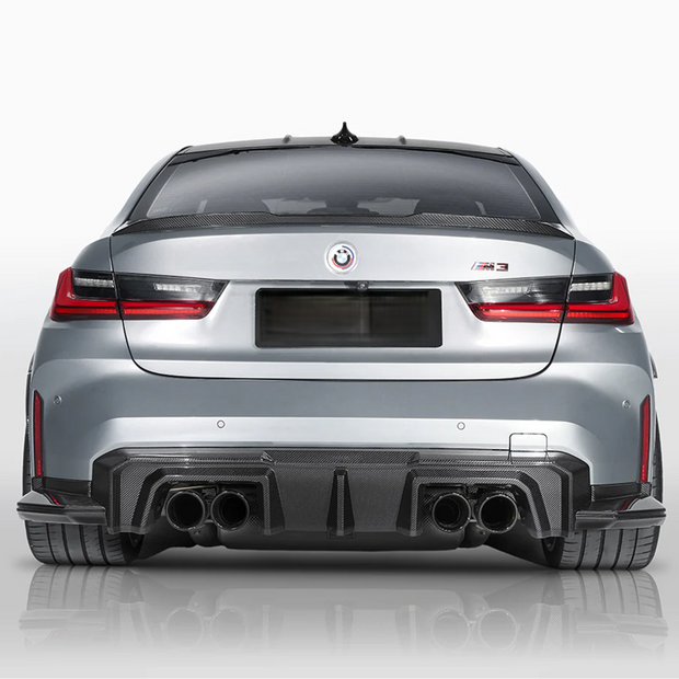 G8X SQ-B Style Dry Carbon Fiber Rear Diffuser Set