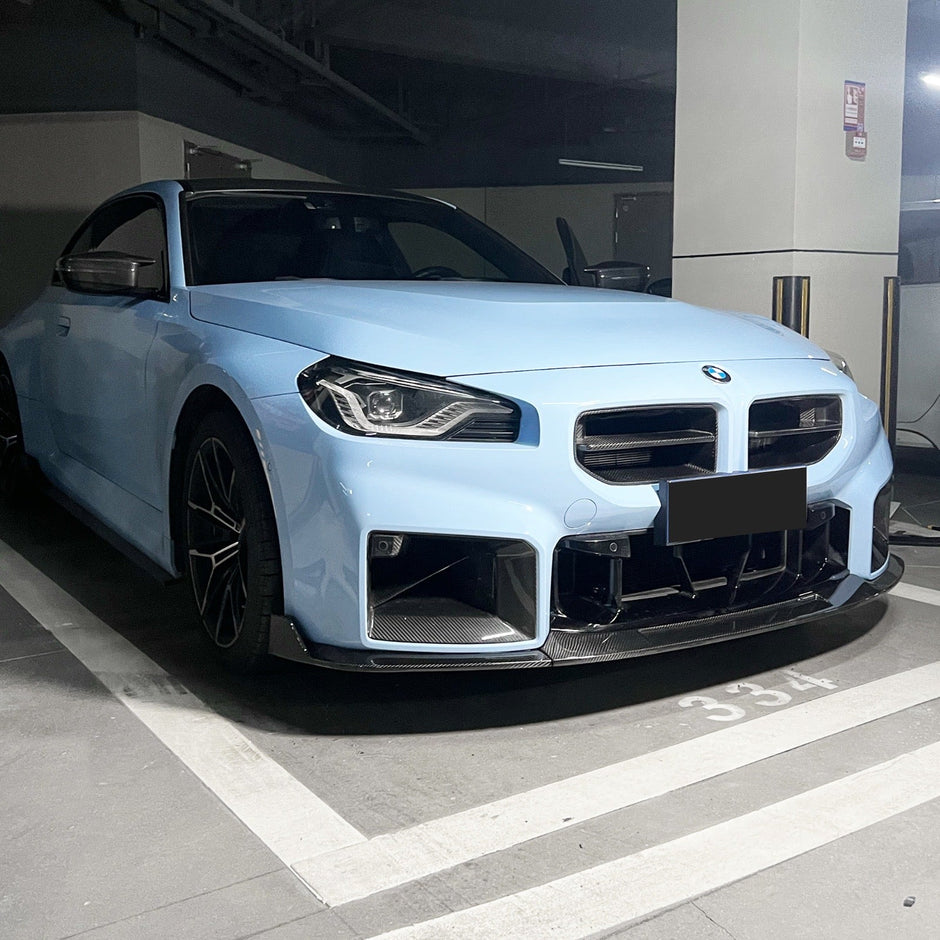 G87 M2 V1 Style Dry Carbon Fiber Front Lip