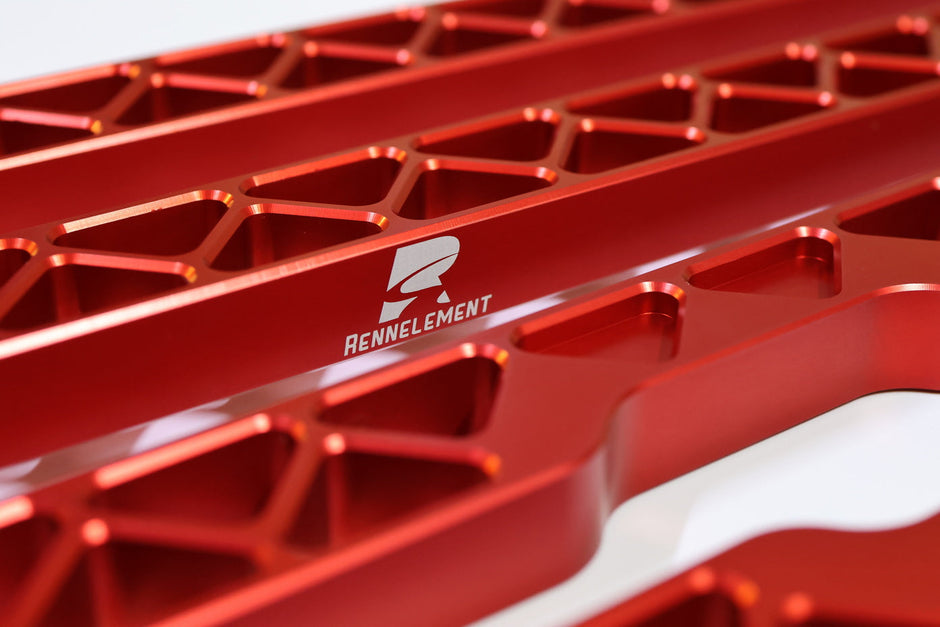 RENNELEMENT BMW X5, X6 and X7 CNC Aluminum Strut Brace Set