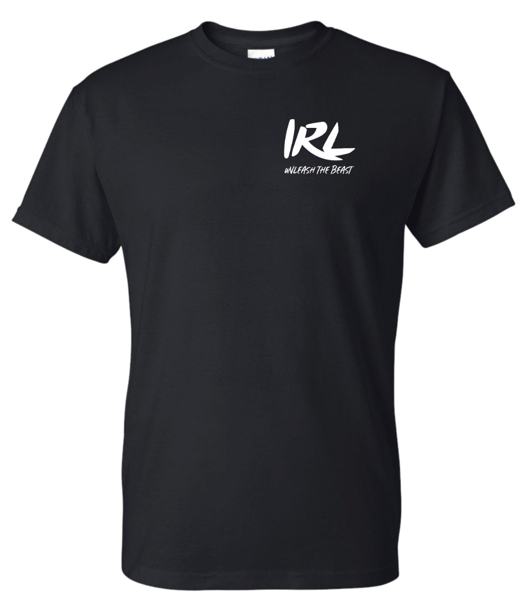 IRL BLACK T SHIRT