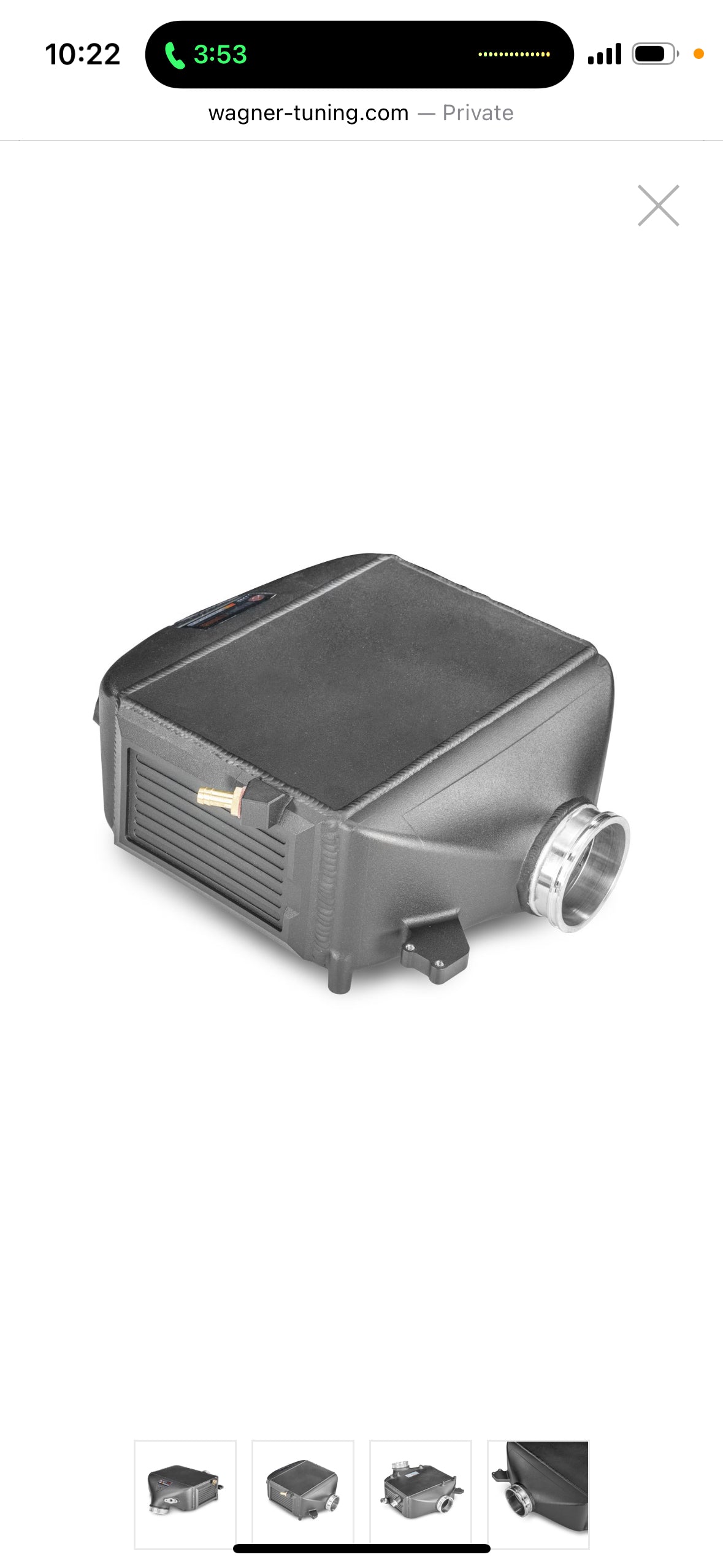 WAGNER TUNING Perf. Intercooler Kit BMW M2/M3/M4 S55 Single Turbo