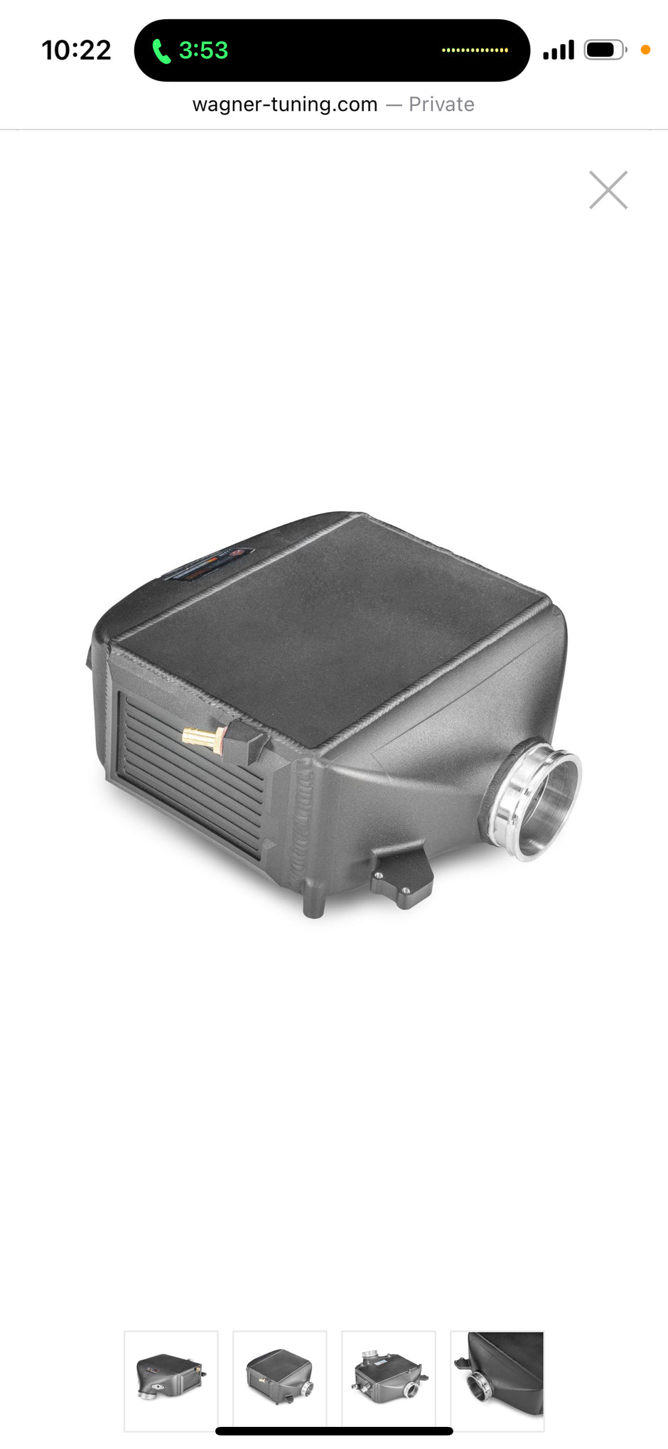 WAGNER TUNING Perf. Intercooler Kit BMW M2/M3/M4 S55 Single Turbo